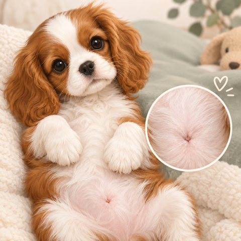 пупок щенок кавалер
